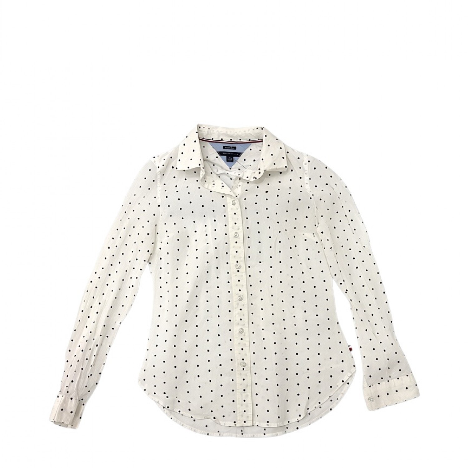 Tommy Hilfiger White Polka Dot Shirt